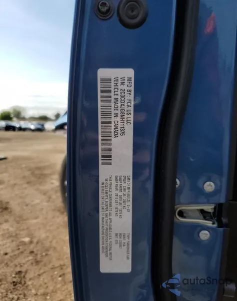 2022 Dodge Charger Sxt из США, поврежденный, VIN 2C3CDXJG8NH111375